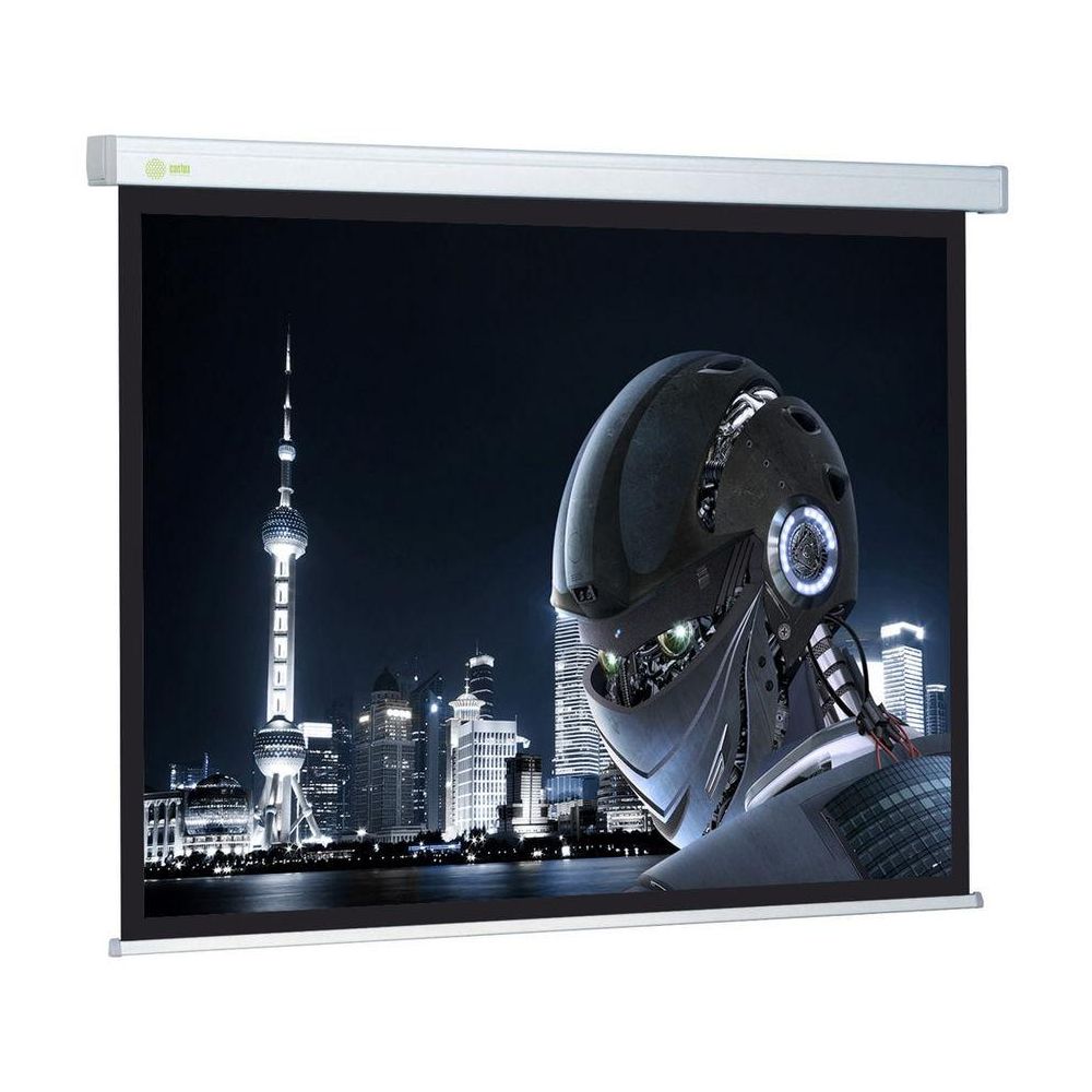 Экран Cactus 127x127см Wallscreen CS-PSW-127X127-SG 1:1 настенно-потолочный рулонный серый