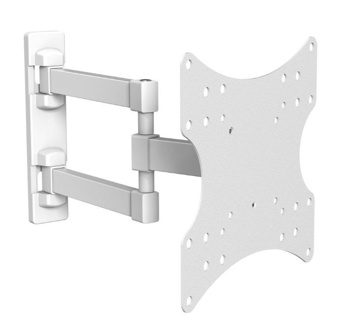 Кронштейн для телевизора Ultramounts UM867W белый 23"-42" макс.20кг настенный поворот и наклон