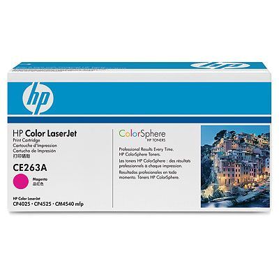 Картридж лазерный HP 648A CE263A пурпурный (11000стр.) для HP CLJ CP4525