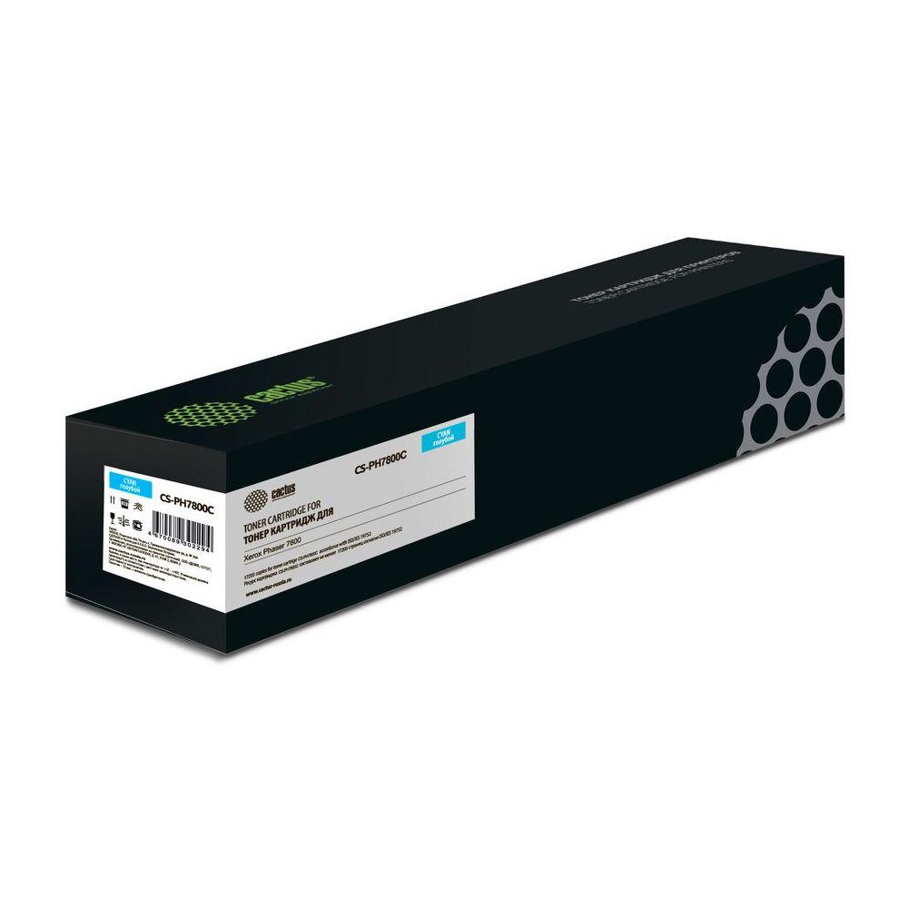 Картридж лазерный Cactus CS-PH7800C 106R01570 голубой (17200стр.) для Xerox Phaser 7800