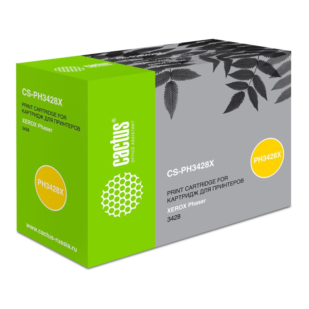 Картридж лазерный Cactus CS-PH3428X 106R01246 черный (8000стр.) для Xerox Phaser 3428