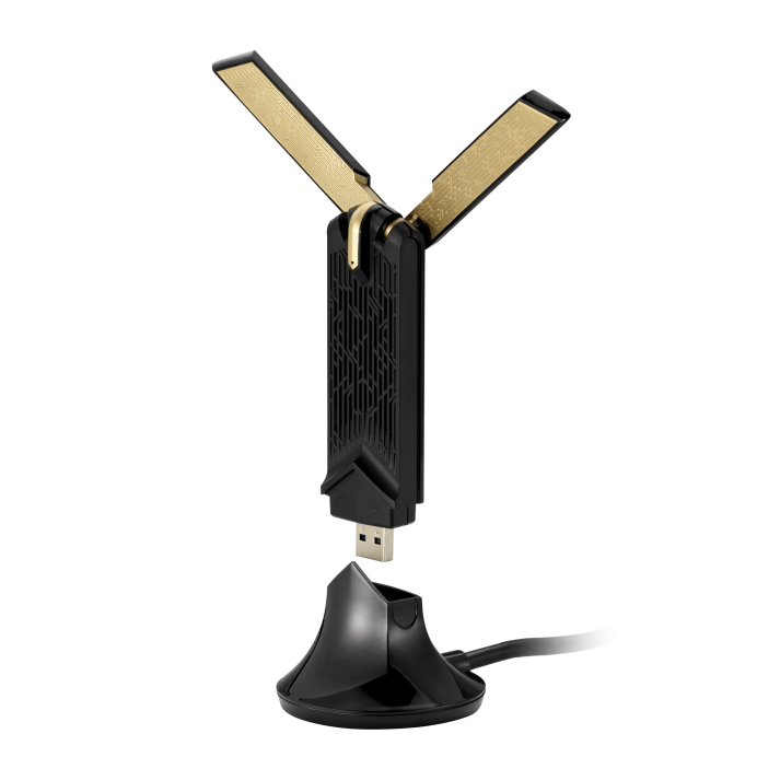 Сетевой адаптер WiFi Asus USB-AX56 AX1800 USB 3.0 (ант.внеш.несъем.)
