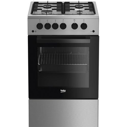 Газовая плита Beko FSGT52110DXO, серебристый