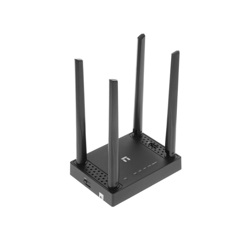 Роутер беспроводной Netis N5 AC1200 10/100BASE-TX/4G ready черный