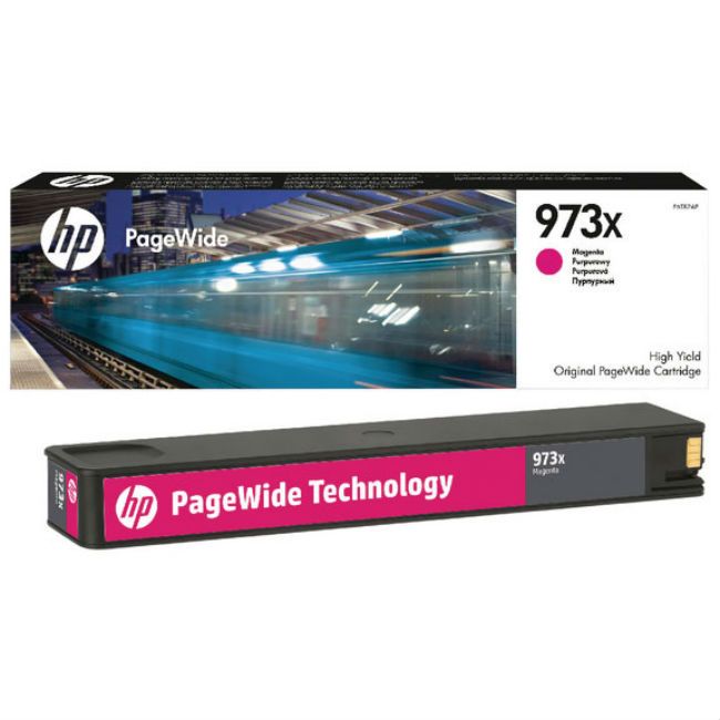 Картридж струйный HP 973XL F6T82AE пурпурный (7000стр.) для HP PW Pro 477dw/452dw