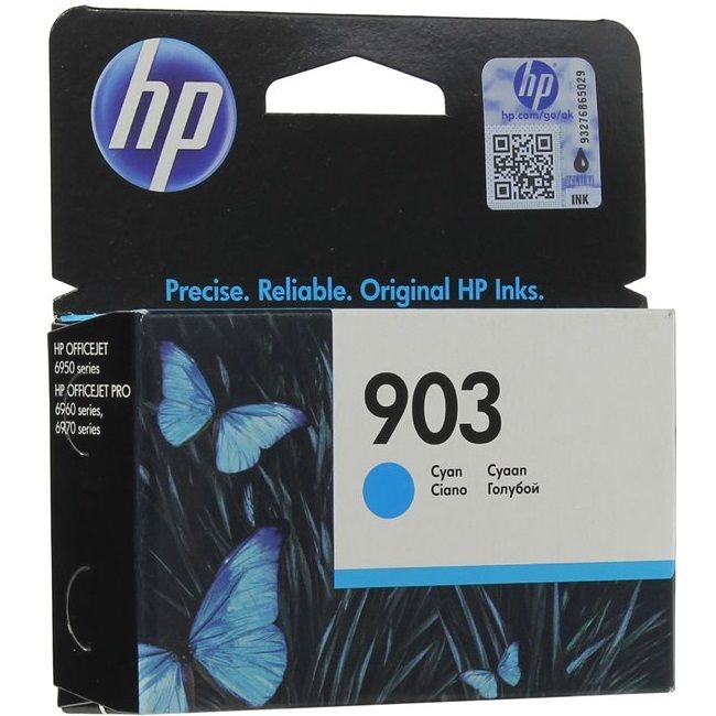 Картридж струйный HP 903 T6L87AE голубой (315стр.) для HP OJP 6950/6960/6970