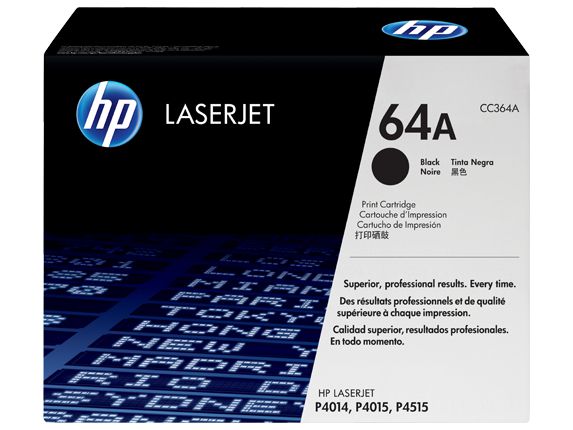 Картридж лазерный HP 64A CC364A черный (10000стр.) для HP LJ P4014/4015/4515