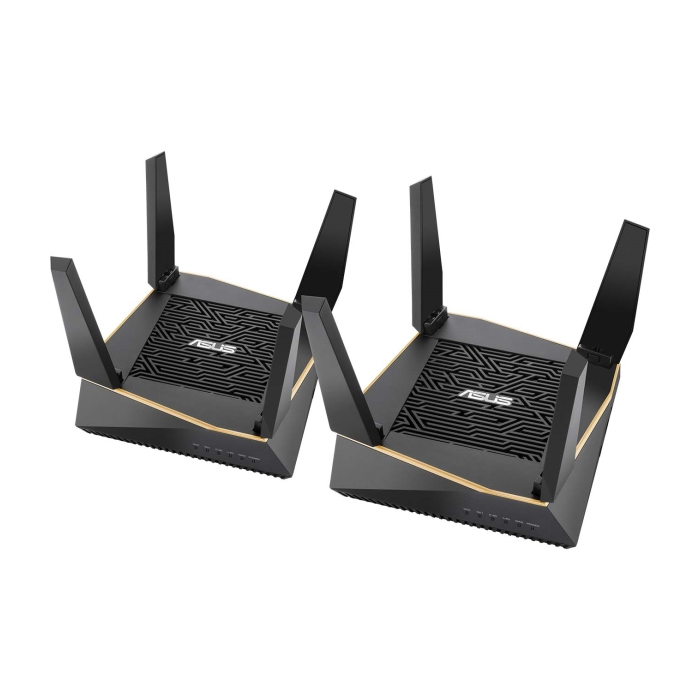 Роутер беспроводной Asus RT-AX92U(2-PK) AX6100 10/100/1000BASE-TX черный (упак.:2шт)