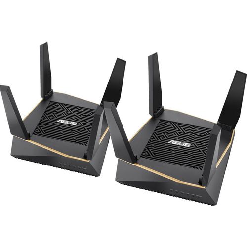Роутер беспроводной Asus RT-AX92U(2-PK) AX6100 10/100/1000BASE-TX черный (упак.:2шт)