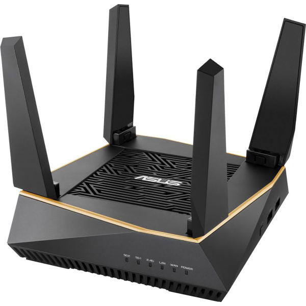Роутер беспроводной Asus RT-AX92U(2-PK) AX6100 10/100/1000BASE-TX черный (упак.:2шт)