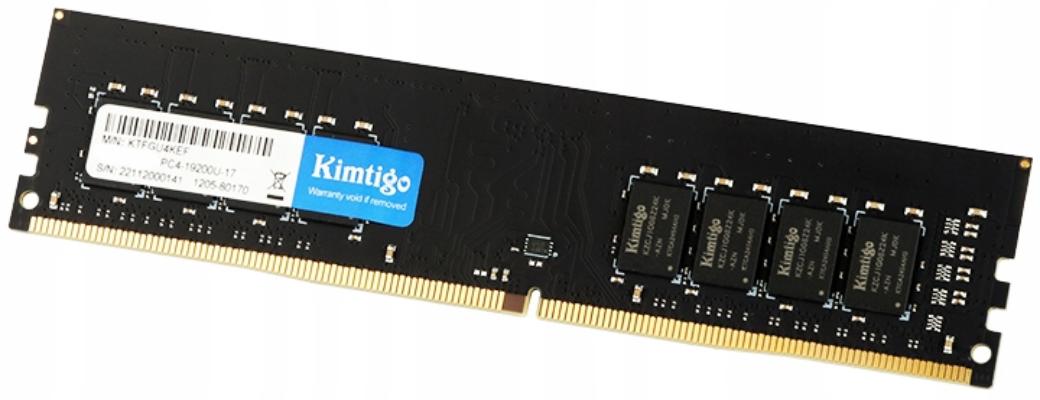 Память DDR4 4Gb 2666MHz Kimtigo KMKU4G8582666 RTL PC4-21300 CL19 DIMM 288-pin 1.2В single rank Ret
