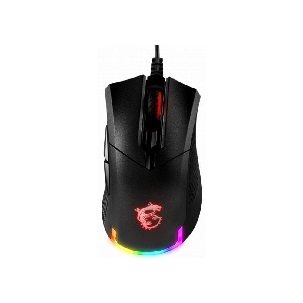 Мышь MSI Clutch GM50 черный оптическая (7200dpi) USB2.0 (6but)