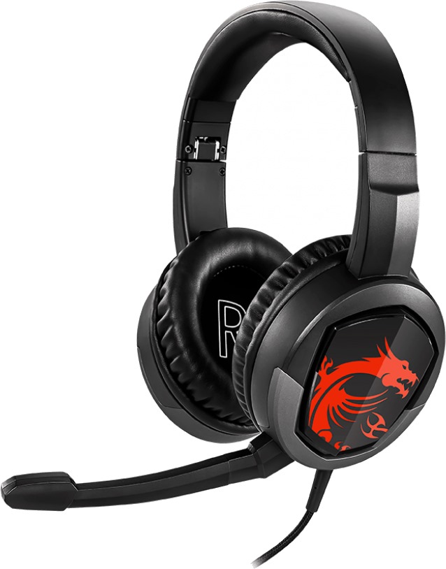 Наушники с микрофоном MSI Immerse GH30 черный 1.5м накладные оголовье (S37-2101010-SV1)