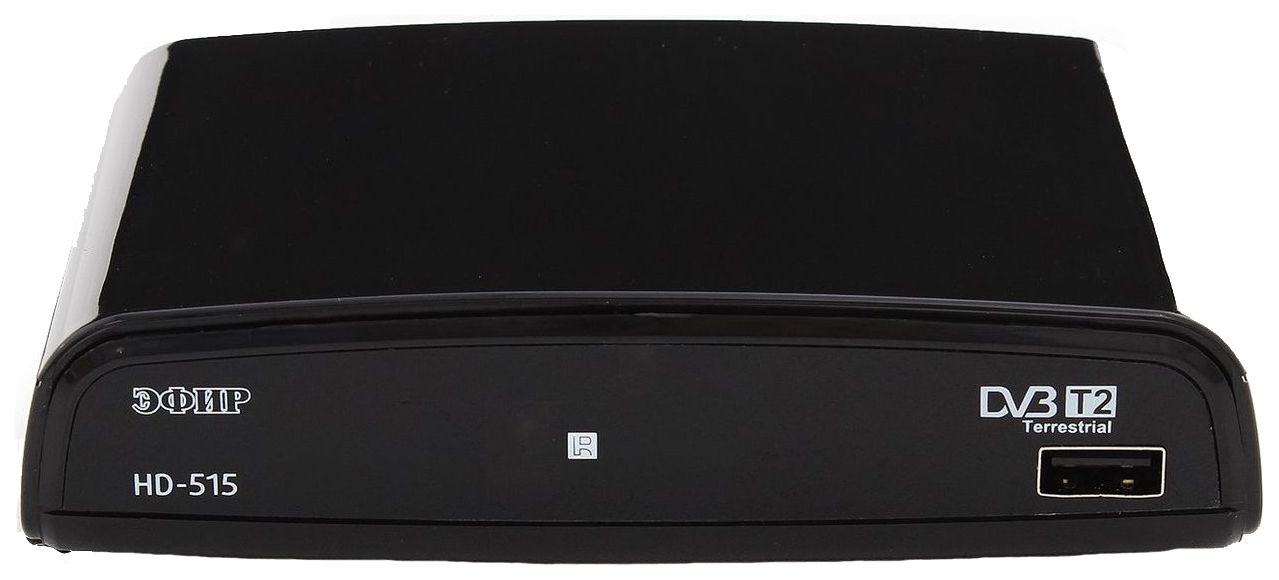 Ресивер DVB-T2 Сигнал Эфир HD-515 черный