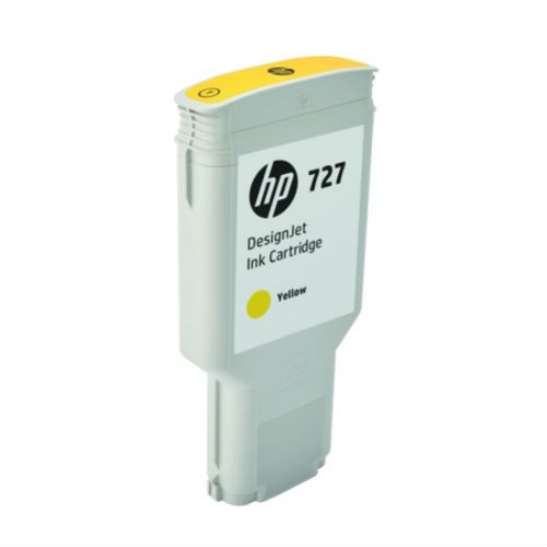 Картридж струйный HP 727 F9J78A желтый (300мл) для HP DJ T1500/T1530/T2530/T920/T930