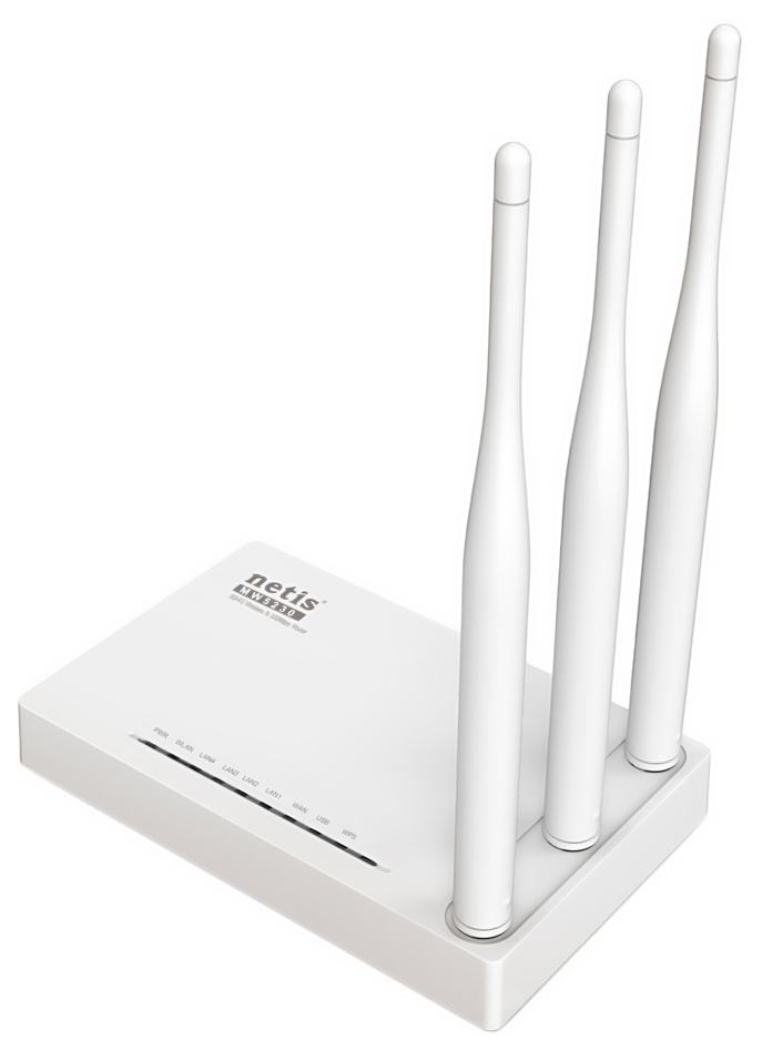 Роутер беспроводной Netis MW5230 N300 10/100BASE-TX/4G ready белый