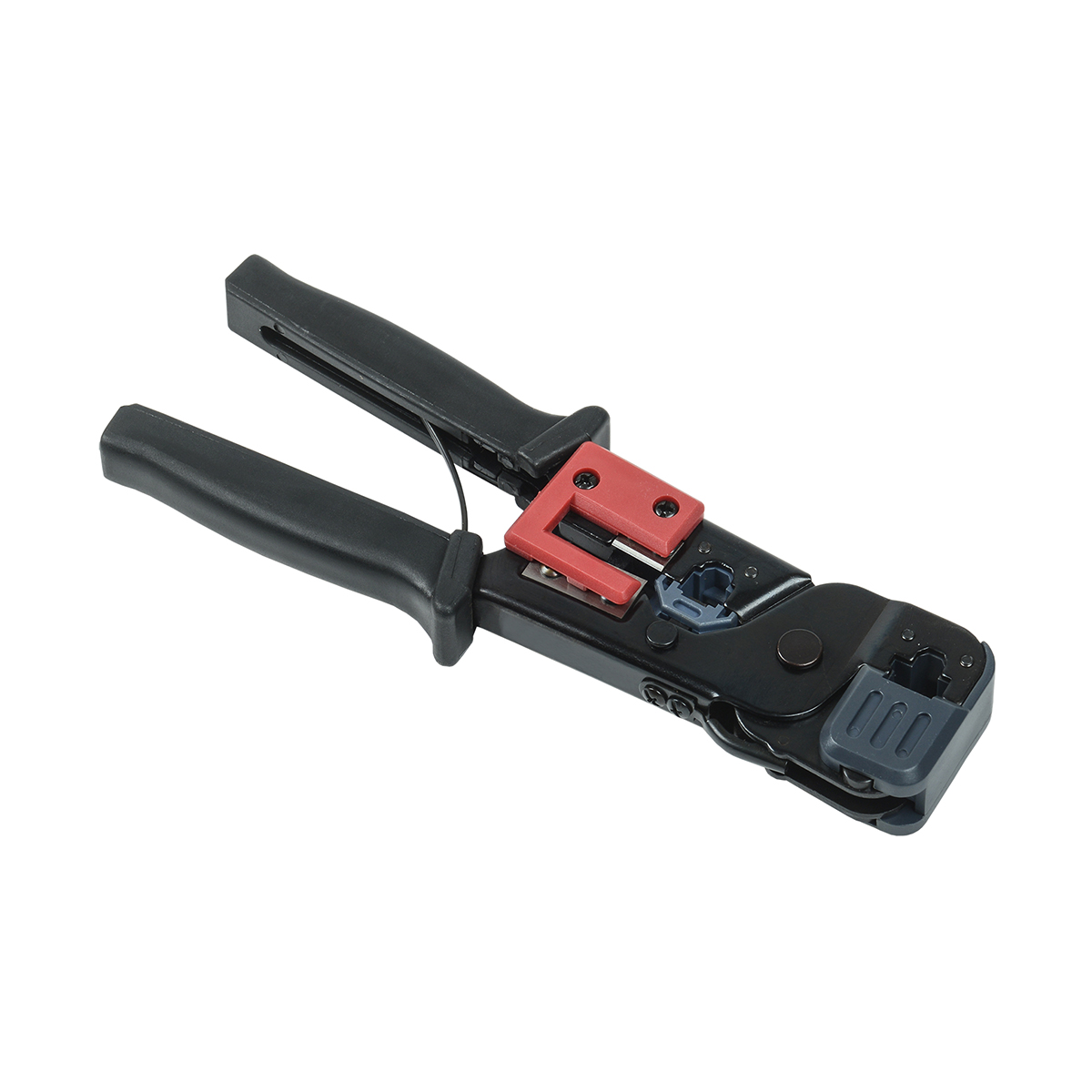 Инструмент обжимной ITK TM1-B10V для RJ-45/RJ-12/RJ-11 (упак:1шт) черный