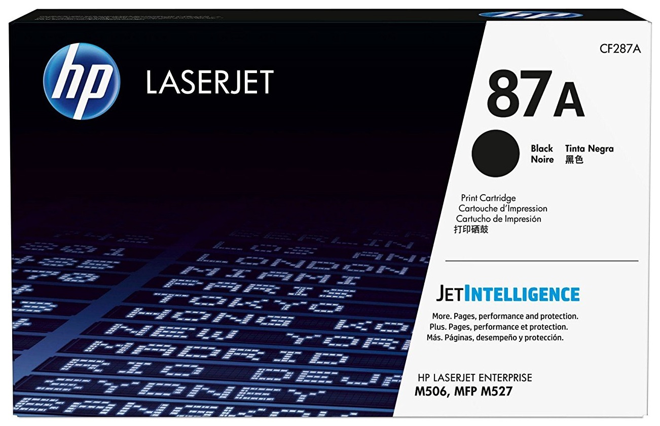 Картридж лазерный HP 87A CF287A черный (9000стр.) для HP LJ Ent M506/M527