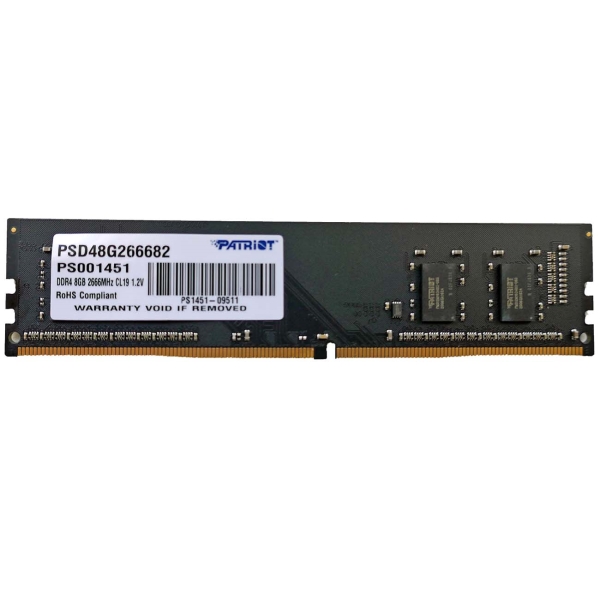 Оперативная память 8Gb DDR4 2666MHz Patriot Signature (PSD48G266682)