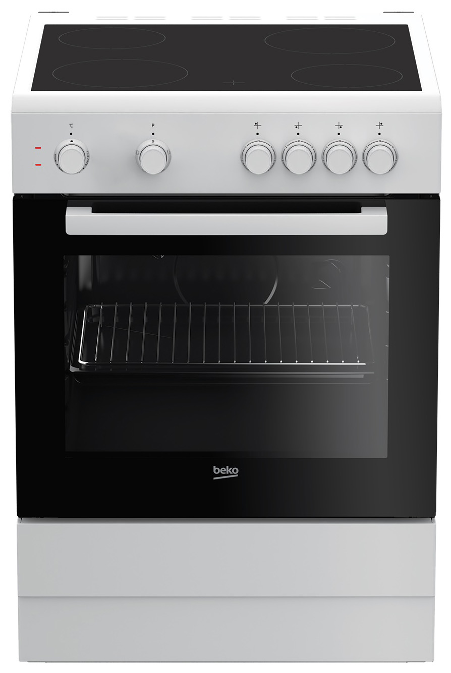Электрическая плита BEKO FFSS 67000 W белый/черный