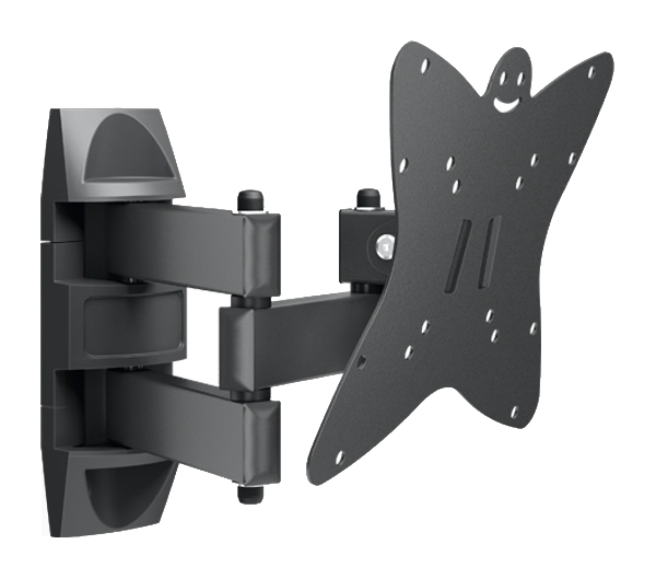 Кронштейн для телевизора Holder LCDS-5038 металлик 20"-37" макс.30кг настенный поворот и наклон