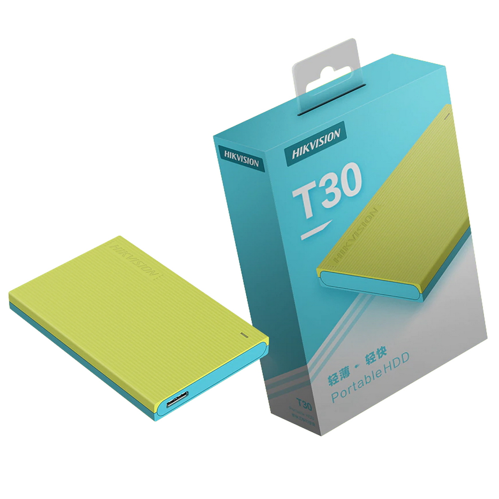 Жесткий диск Hikvision USB 3.0 1Tb HS-EHDD-T30 1T Green T30 2.5" зеленый