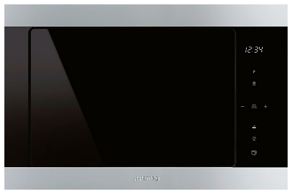 Встраиваемая микроволновая печь Smeg FMI325X, серебристый