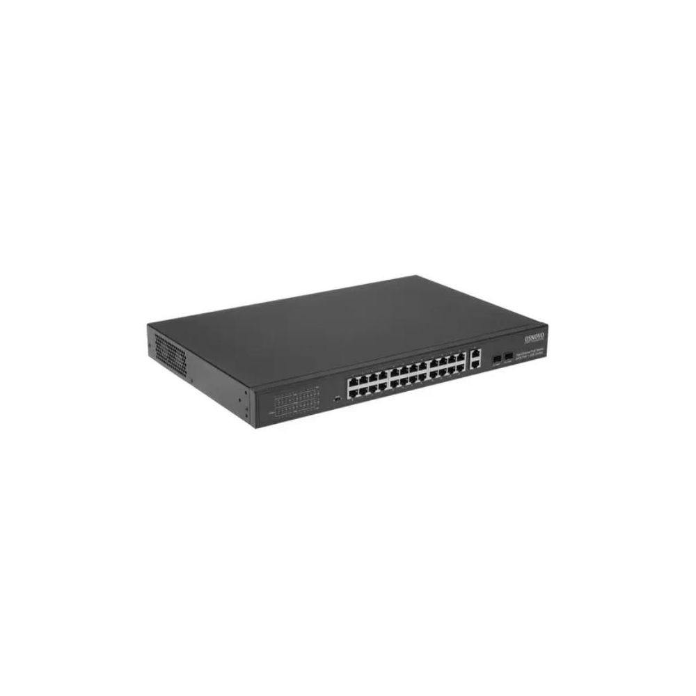 Коммутатор Osnovo SW-62422(400W) 26x100Mb 24PoE+ 400W неуправляемый