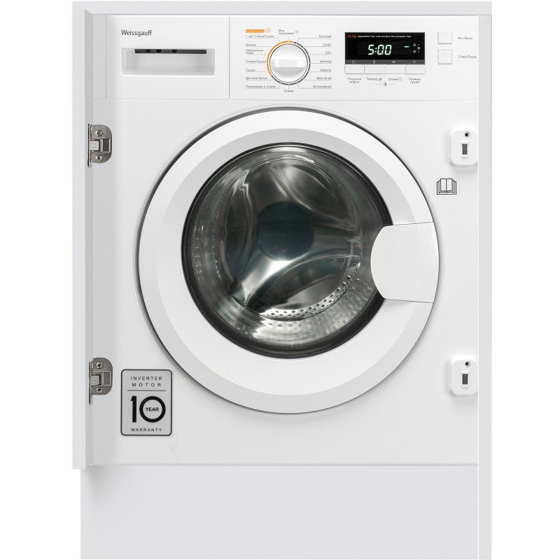 Стиральная машина Weissgauff Premium WMDI 6148D класс:A+++ загрузка до 8кг отжим:1400об/мин белый
