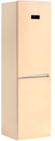 Двухкамерный холодильник Beko RCNK335E20VSB, бежевый