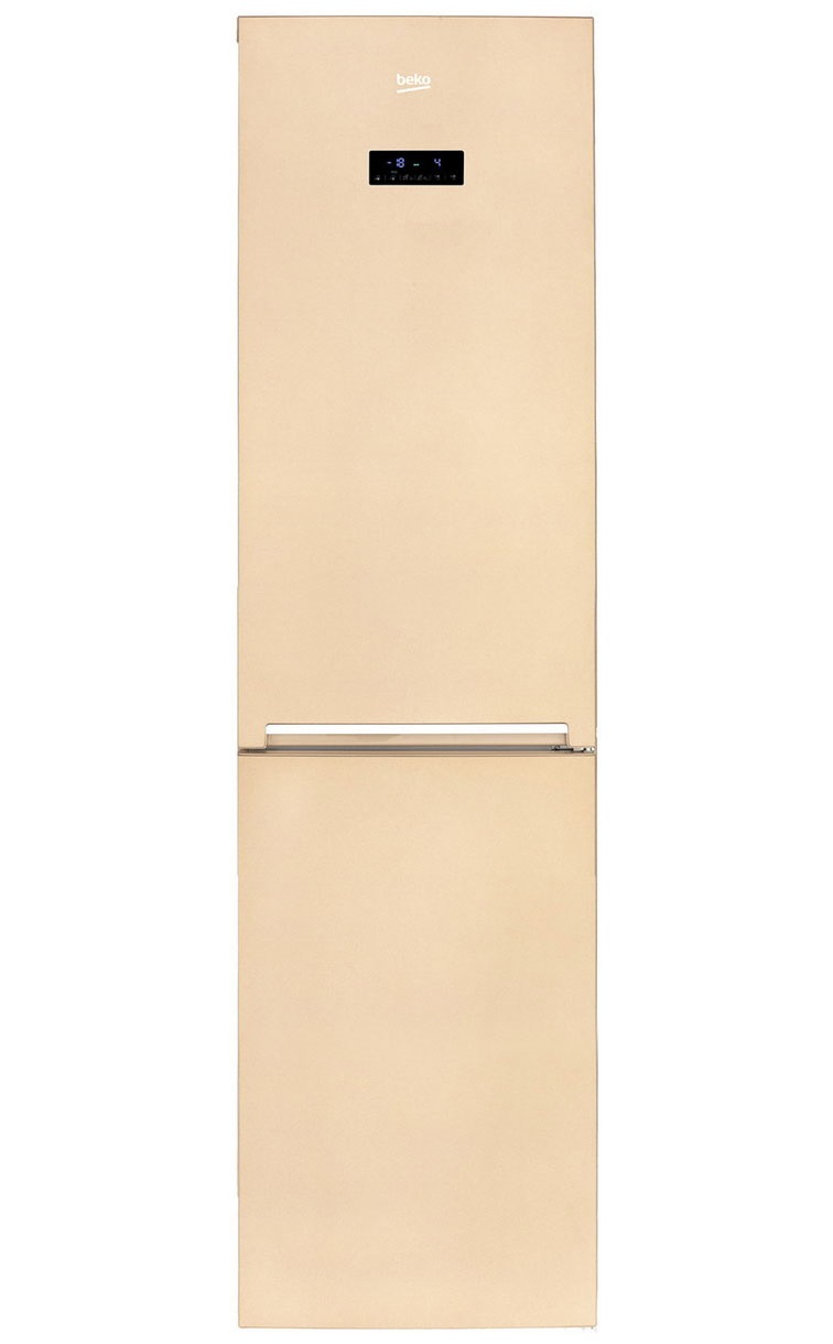 Двухкамерный холодильник Beko RCNK335E20VSB, бежевый