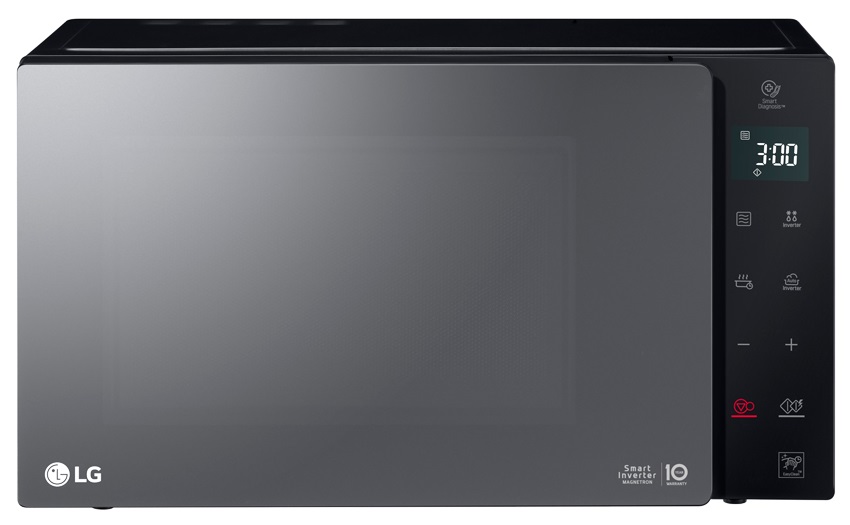 Микроволновая печь LG MW25R95GIR черный [25 л, 1000 Вт, переключатели - сенсор, дисплей]
