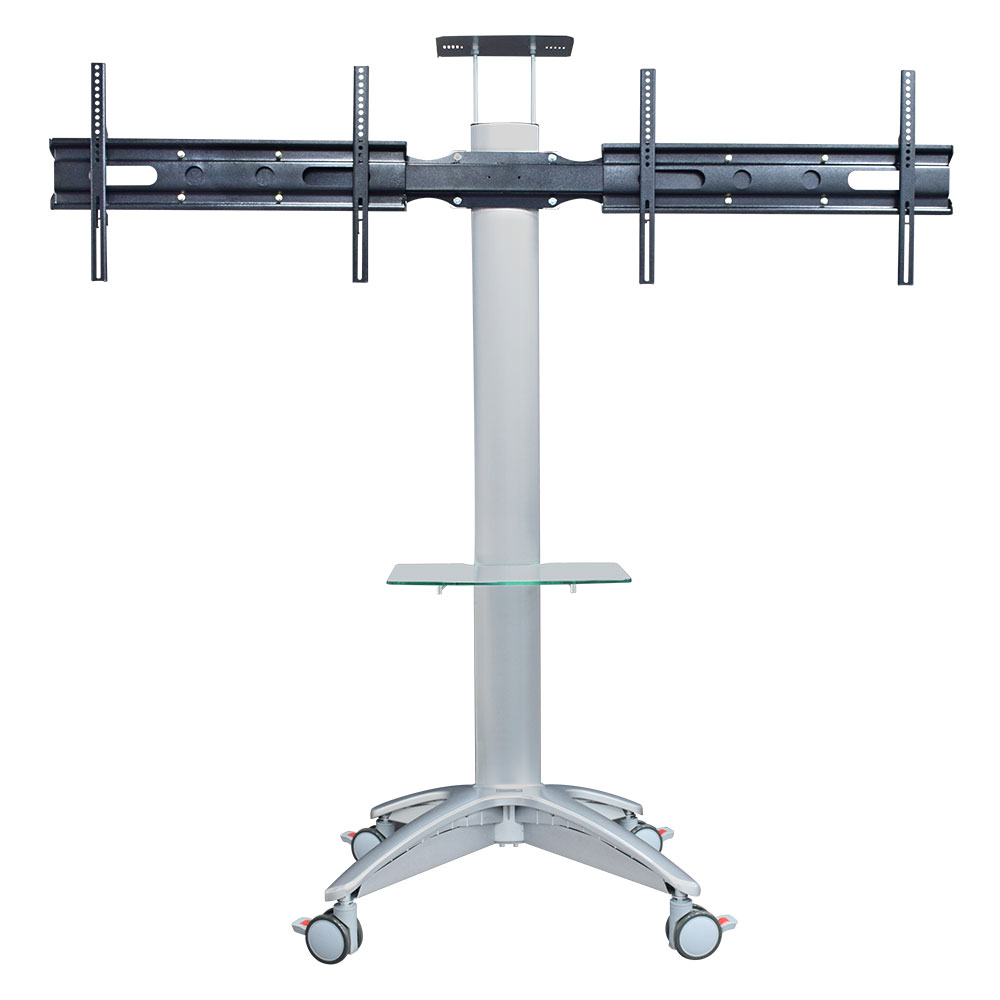 Подставка для телевизора Arm Media PT-STAND-15 серебристый 26"-55" макс.120кг напольный наклон