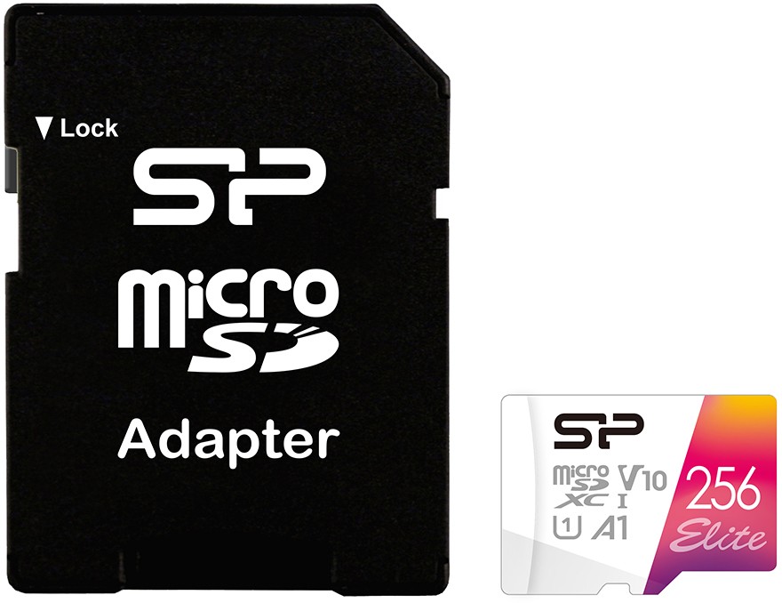 Карты флэш-памяти Silicon Power Elite A1 256GB microSDXC (SP256GBSTXBV1V20SP)