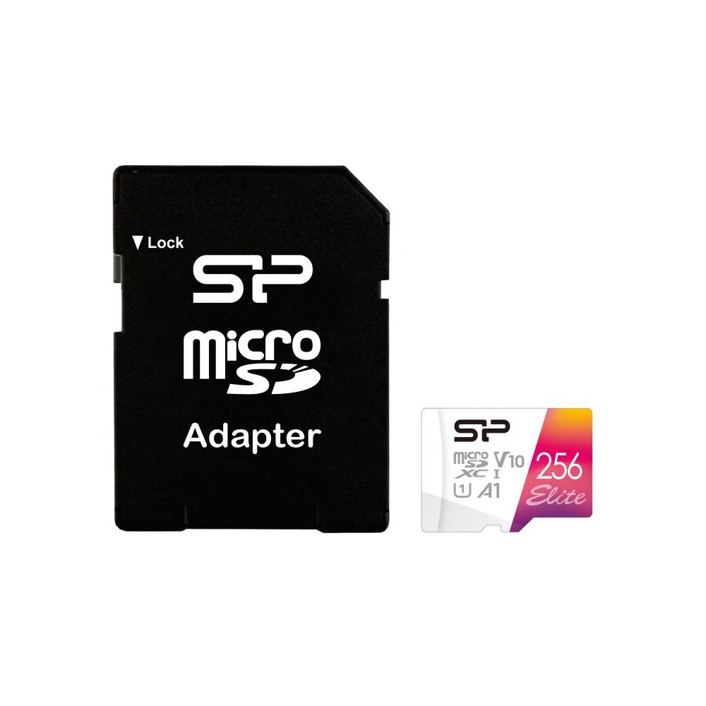 Карты флэш-памяти Silicon Power Elite A1 256GB microSDXC (SP256GBSTXBV1V20SP)