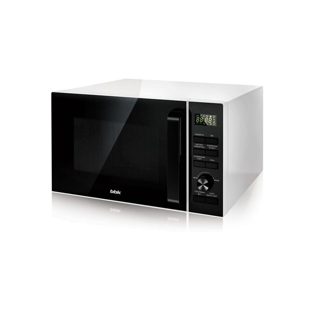 Микроволновая печь BBK 25MWS-970T/WB белый/черный