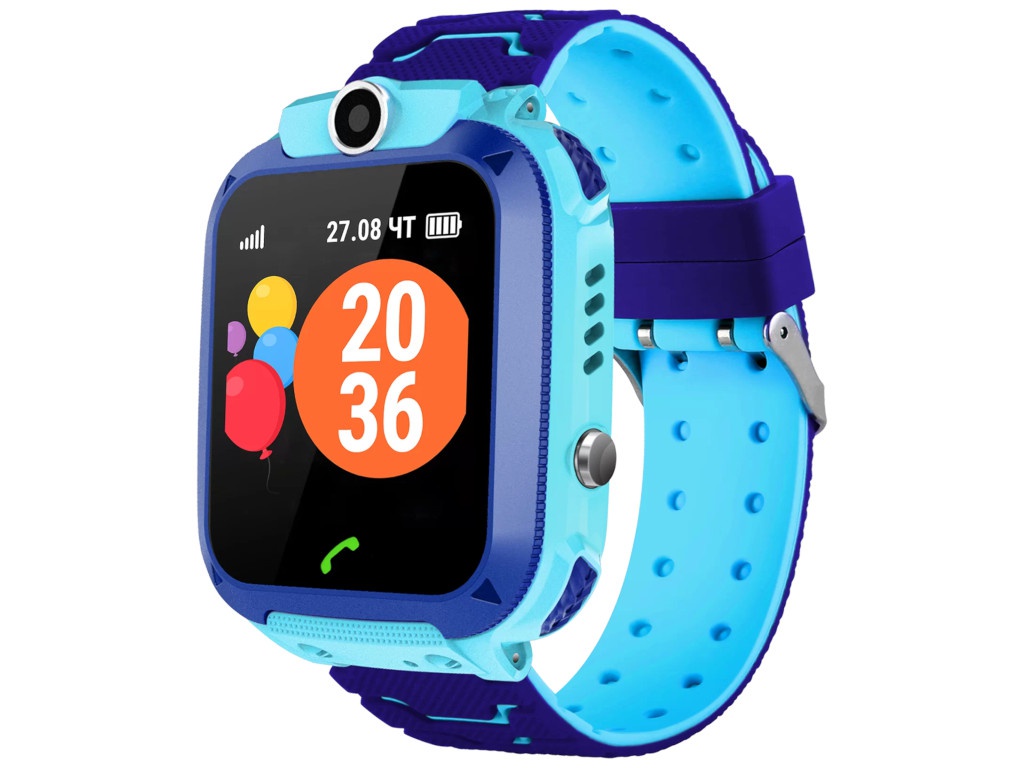 Умное носимое устройство (смарт-часы) GEOZON Kid (blue)