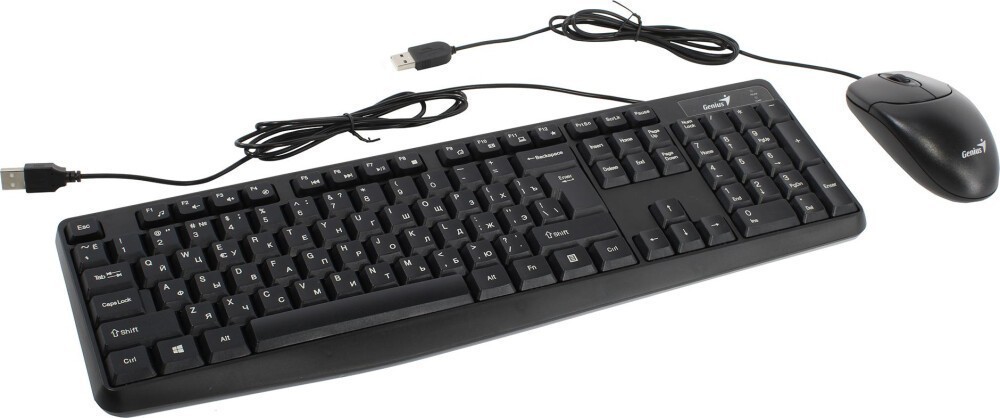 Клавиатура и мышь Genius Smart КМ-170, черный