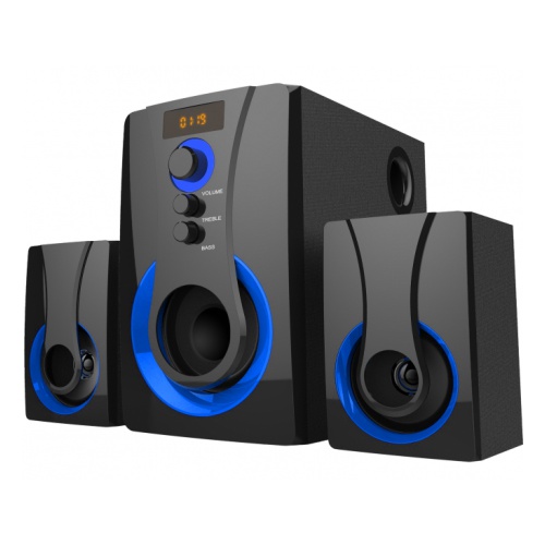 Колонки 2.1 SUPRA SMB-310 [60 Вт, беспроводной ПДУ, Bluetooth, SD, питание - сеть 220 В, черный]