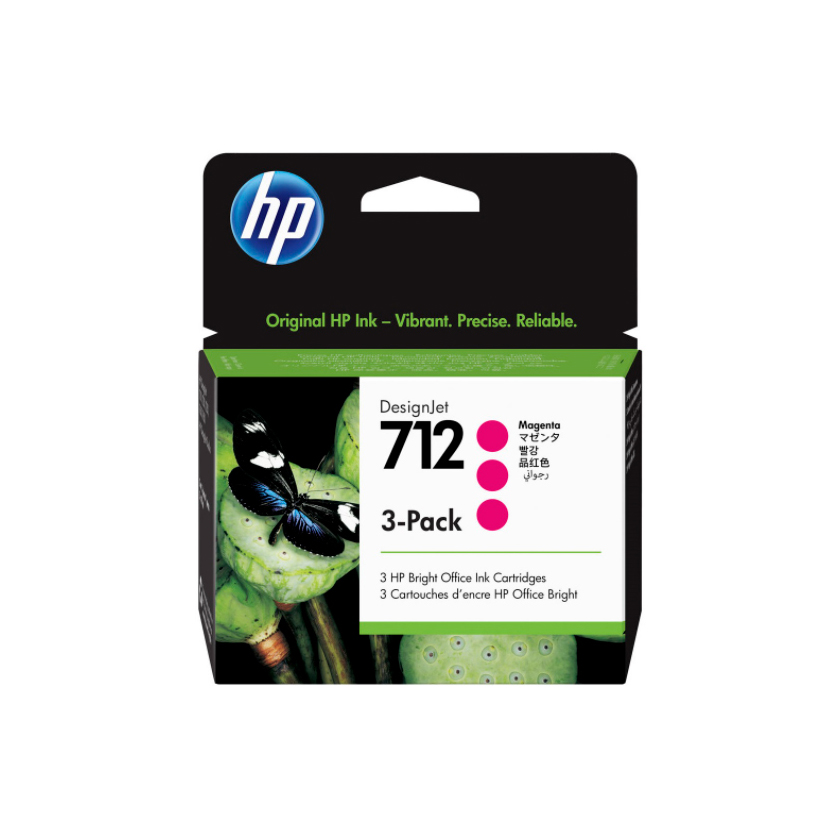 Картридж струйный HP 712 3ED78A пурпурный x3упак. (29мл) для HP DJ Т230/630