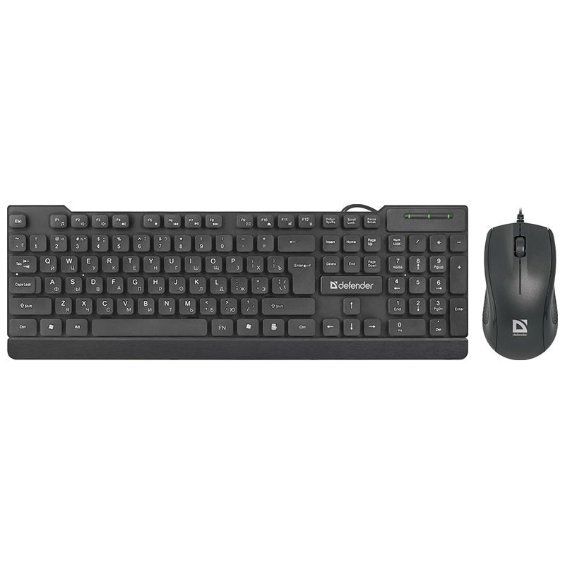 Клавиатура + мышь Defender York C-777, USB, черный (45779)