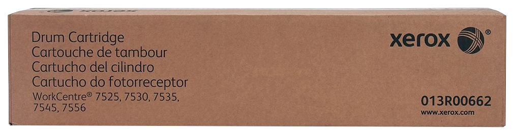 Драм-картридж (фотобарабан) Xerox 013R00662, 125000, оригинальный, для Xerox WorkCentre 7830/7835/7845/7855, 7525/7530/7535/ 7545/7556, цветной