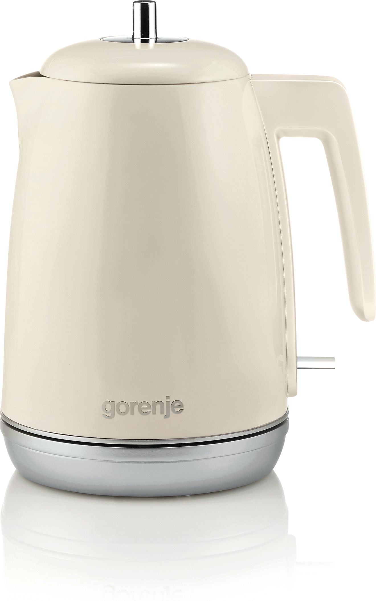 Чайник электрический Gorenje K15RL 1.7л. 2200Вт бежевый (корпус: металл/пластик)