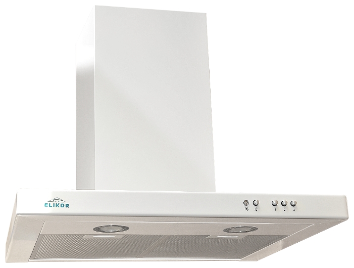 Вытяжка KVADRA 60P-430-K3D WHITE ELIKOR