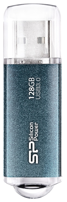 Флеш Диск Silicon Power 128Gb Marvel M01 SP128GBUF3M01V1B USB3.0 синий