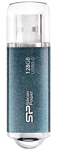 Флеш Диск Silicon Power 128Gb Marvel M01 SP128GBUF3M01V1B USB3.0 синий