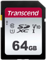 Карта памяти Transcend 300S SDXC 64Gb UHS-I Cl10, TS64GSDC300S