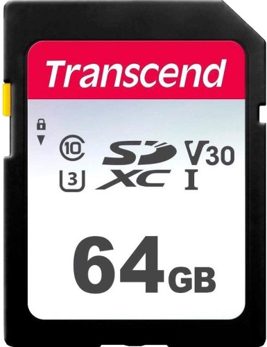 Карта памяти Transcend 300S SDXC 64Gb UHS-I Cl10, TS64GSDC300S