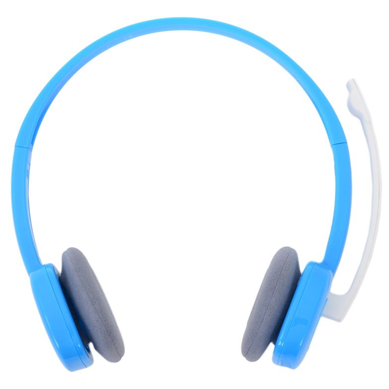 Наушники Logitech H150 [накладные, открытые, 20-20000 Гц, микр., каб. 1.8м, 3.5мм голубые]