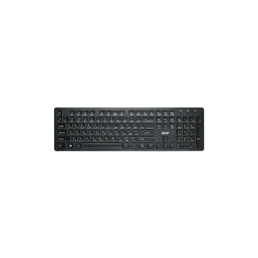 Kлaвиaтypa Acer OKW020, USB, чepный [zl.kbdee.001]